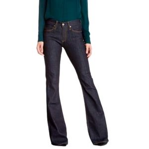 AG Jeans Adriano Goldschied The Belle Flare in DMS stretchy cotton/rayon denim